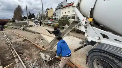 Tres frentes de obra en el Puerto San Carlos: los 35,5 m³ de hormigón que cambiarán el acceso