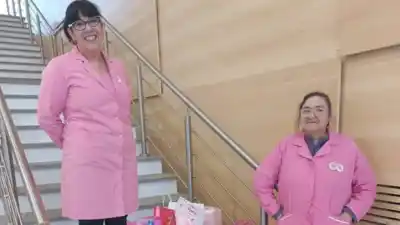 En el hospital de Trelew, un bolsito rosa espera a cada mamá que da a luz