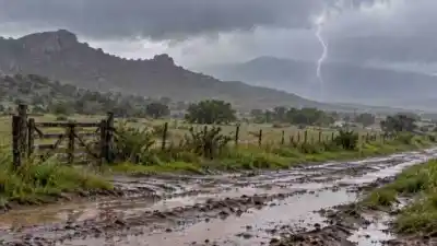 Alerta del SMN en La Rioja: las tres zonas que quedarán bajo la lluvia este viernes