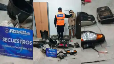 Le robaron la moto en la vereda y las partes ya estaban a la venta: la pista que siguió la policía