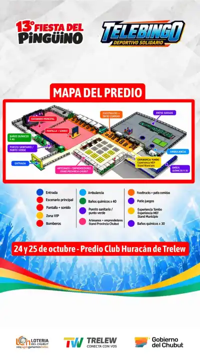 Trelew ya tiene el cronograma de su fiesta más esperada: dos días, más de 20 shows y un cierre a todo ritmo