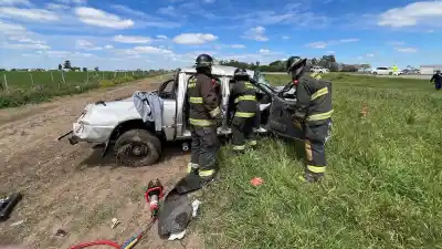 Volcó una camioneta en la ruta 34: dos muertos y el dato que todavía no se puede explicar