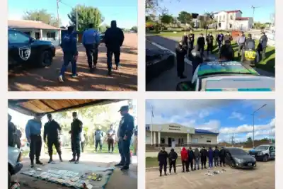 Seis allanamientos en Mocoretá: cinco detenidos y un auto que ahora investigan