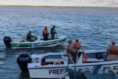 Dos peones rurales cayeron al Paraná en plena tarea y los buscan isla adentro