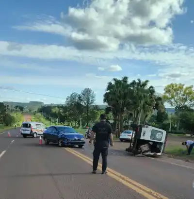 Ocho personas al hospital tras un choque en el acceso a Wanda: cuatro son menores