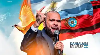 Dani Alves llega a Salta: el plan que lo trae al Delmi y el mensaje que dará