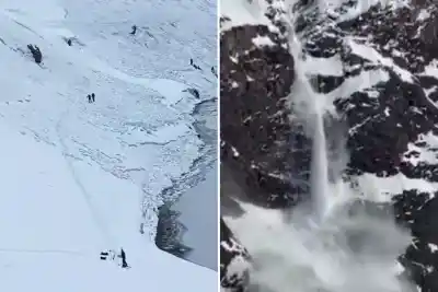 Ocho montañistas desafiaron la advertencia y la nieve les jugó una mala pasada