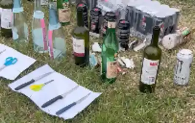 Siete colectivos de Central pasaron por Las Cejas y la policía encontró algo que no esperaba