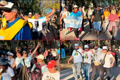 Caminaron 90 kilómetros entre lágrimas: la escena que se repitió en La Loma