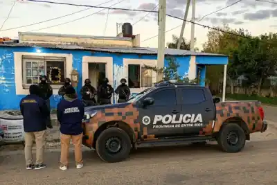 Cinco allanamientos en Concordia: lo que encontraron adentro de las casas sorprendió a los investigadores