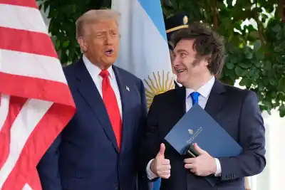 El día que Milei fue a Washington y no vio a Trump: quién se sentó en su lugar