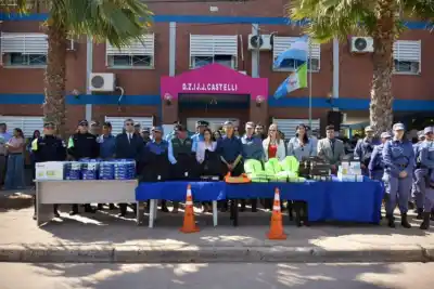 Castelli suma dos patrulleros 0km y un cambio histórico para las policías mujeres