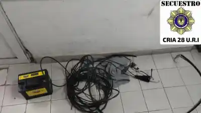 Colastiné Norte: los vieron con 15 metros de cable y una batería en pleno mediodía