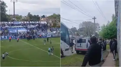 La barra de San Martín esperó 15 minutos y emboscó a los de Excursionistas: 11 detenidos