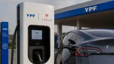 YPF y Tesla ya definen las rutas: desde Rosario se podrá viajar en auto eléctrico a cinco destinos