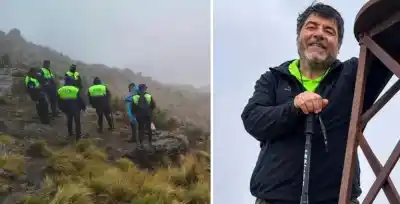 Seis días sin Raúl Moyano en los cerros: la niebla frena a los rescatistas y hay un dato clave del celular