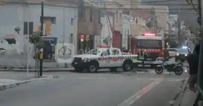 Incendio en un consultorio del centro: lo que hallaron los bomberos adentro