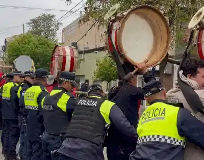 San Martín juega con Midland: el operativo que la policía montó en Ciudadela tras lo que pasó en la tribuna