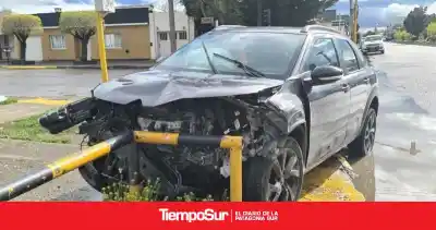 Dijo sentirse bien, pero el choque en San Martín terminó con una mujer internada