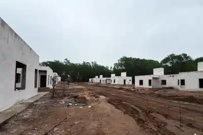 Las 22 casas que la Provincia levanta en El Trapiche y Estancia Grande ya muestran su cara final