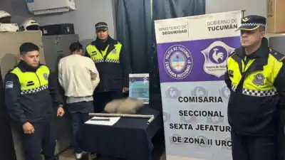 Lo buscaban por el robo en una escuela y lo encontraron escondido en una casa