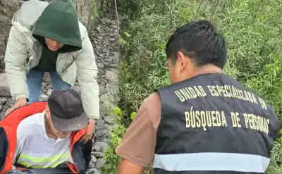 Lo buscaban desde el domingo y a las 11 lo hallaron a orillas del Río Grande