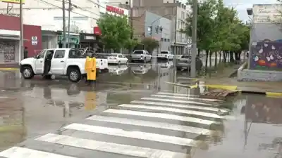 Neuquén: cayeron 25 milímetros en solo tres horas y el Bajo quedó bajo el agua