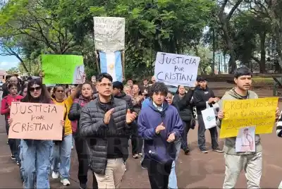 Apóstoles marchó por Cristian: el dato que la familia fue a buscar al juzgado