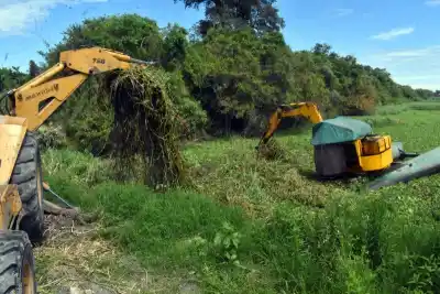 Diez años pidiendo lo mismo al Municipio: el barrio que tuvo que ir a Provincia para que limpiaran su laguna