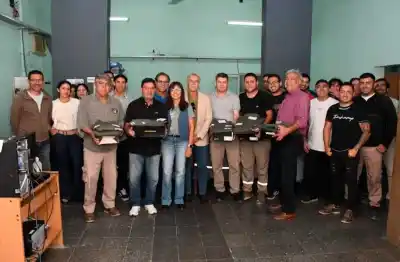 Recibieron un equipamiento especial y lo que les dijeron los dejó con una sonrisa