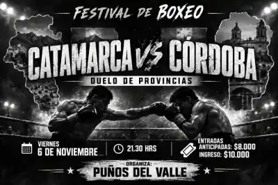 Diez peleas, cuatro cruces con Córdoba y un precio que corre: la velada de boxeo que prepara Catamarca
