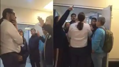 Entraron a una oficina de Salud de Neuquén: lo que hicieron adentro quedó en video