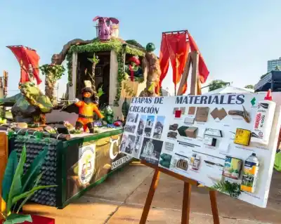 Posadas: las carrozas estudiantiles salen a la calle y sus autores cuentan cómo las hicieron