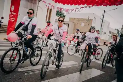 Las Perdices se pinta de rosa: la bicicleteada que recorrerá las calles del pueblo