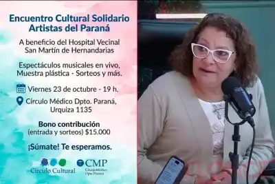 La noche solidaria que el Círculo Médico prepara en Paraná y que busca cambiarle la vida a un hospital del interior