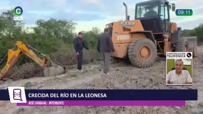 La Leonesa y Las Palmas unen fuerzas por la crecida, pero el intendente lanzó una advertencia que preocupa
