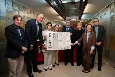Borges entró en la bóveda de Madrid y Macri lo rebautizó con un nombre que no es el suyo