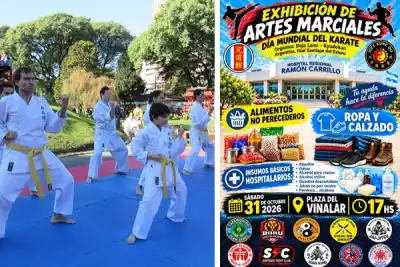 El Vinalar se llena de karate por una causa que ya tiene destino: el Ramón Carrillo
