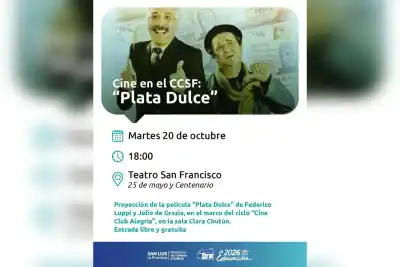 Entrada libre en San Francisco para ver el clásico que retrata la Argentina del dinero fácil