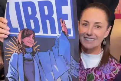 La presidenta mexicana hizo un gesto que se viralizó en medio de una cumbre mundial