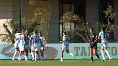 Dos goles de una jugadora de River y la Sub 17 ya hizo historia en Marruecos