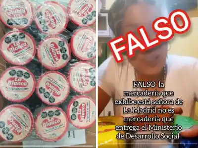 Una vecina denunció la entrega de alimentos vencidos por el Estado, pero el ministro salió a desmentir todo
