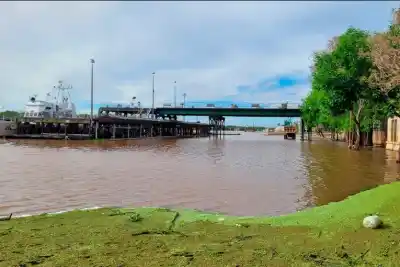 El río bajó en Colón y Gualeguaychú, pero hay una ciudad que sigue en alerta