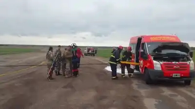 Tartagal se preparó para lo peor: el avión que "se estrelló" con 10 pasajeros a bordo