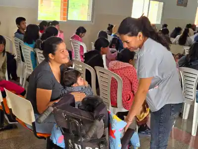 47 trámites en un día: la Junta Evaluadora de Discapacidad desembarcó en Laguna Yema