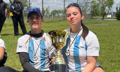 Dos pibes de Chubut se subieron a lo más alto del podio con la Selección