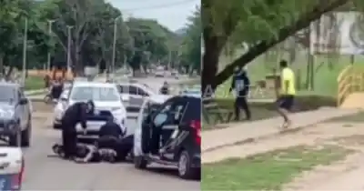 Ruta 34: el hombre que atacó a los policías salteños tenía un arma casera entre las manos