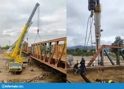 El puente de Vaqueros tiene 110 años y empezaron a desarmarlo: qué pasará con las piezas