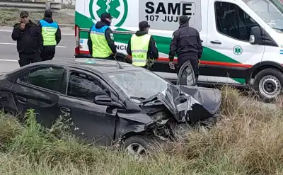 Iba detrás de un camión en la Ruta 66 y el freno no llegó a tiempo: qué encontró Criminalística