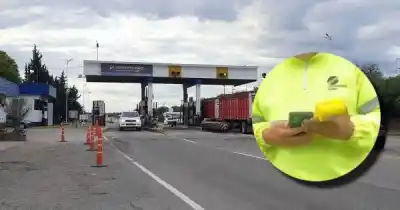 Fue a pagar el peaje en efectivo, lo rechazaron y terminó filmando a los empleados